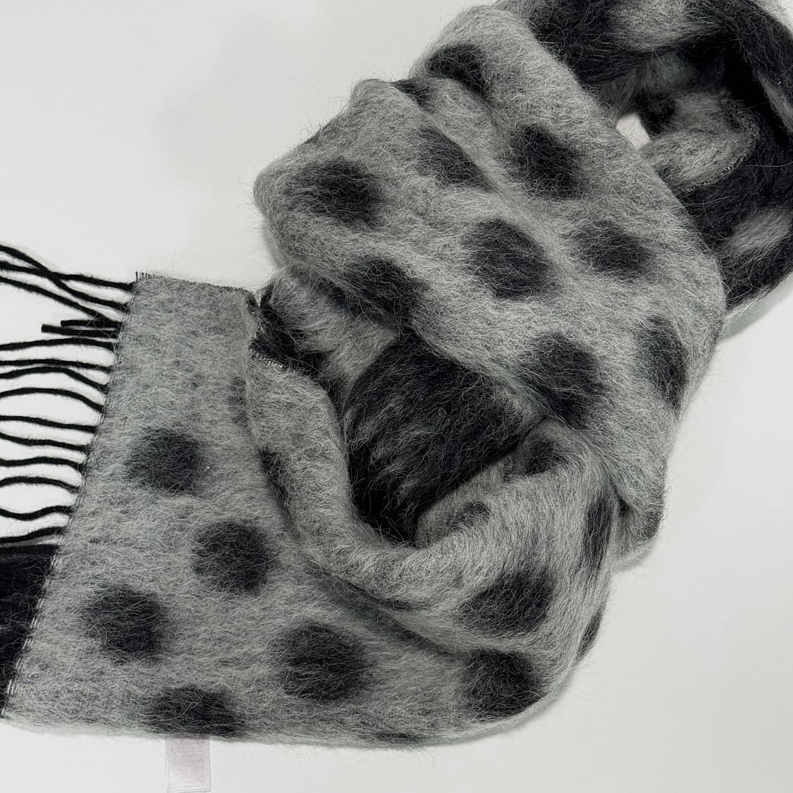 마르니 2023 폴카 도트 로고 머플러 상품이미지6