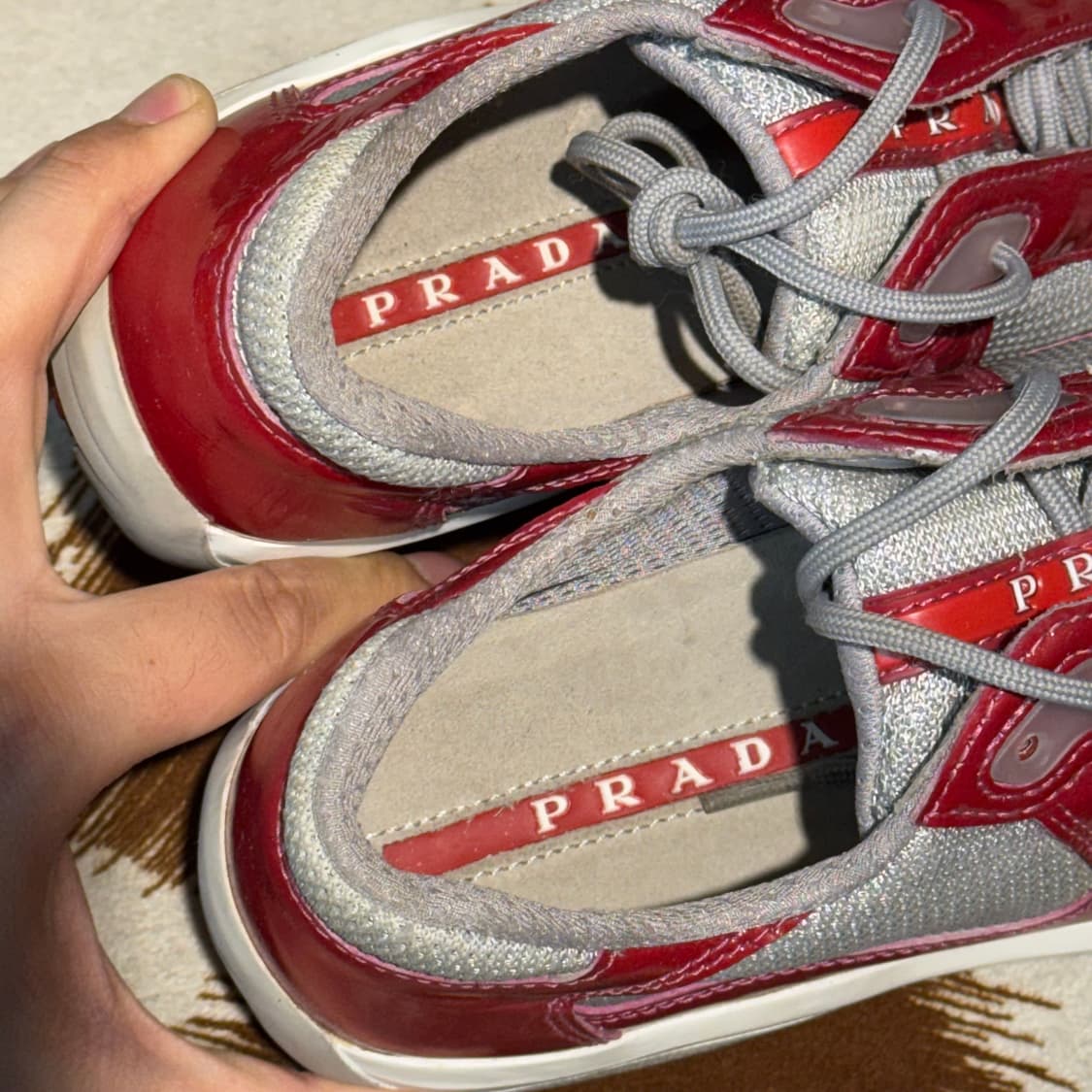 PRADA 프라다 아메리카컵 og 레드 (225-230) 상품이미지6