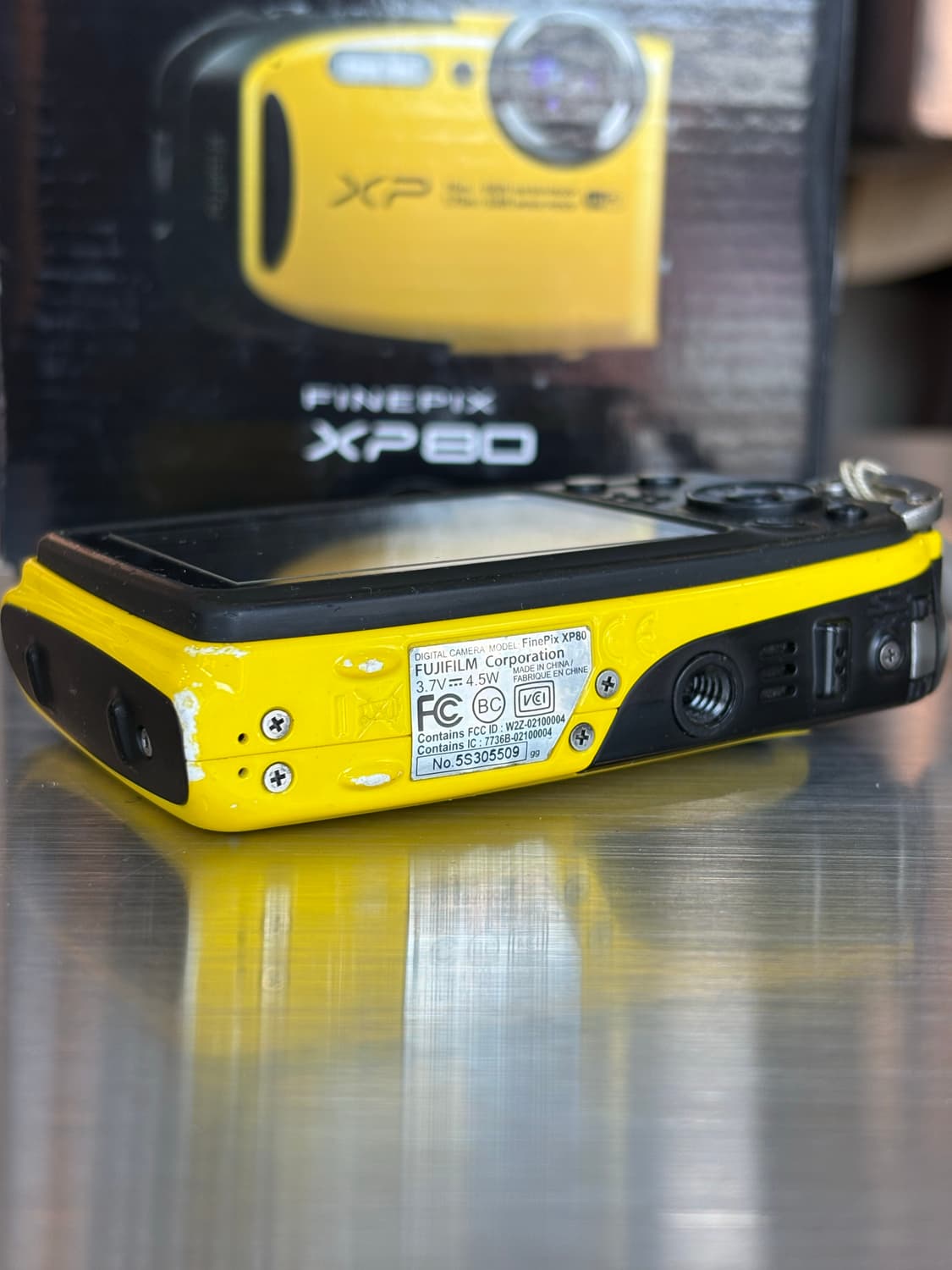 한글/날짜/박스)후지필름 파인픽스 xp70 옐로우 빈티지디카 상품이미지7