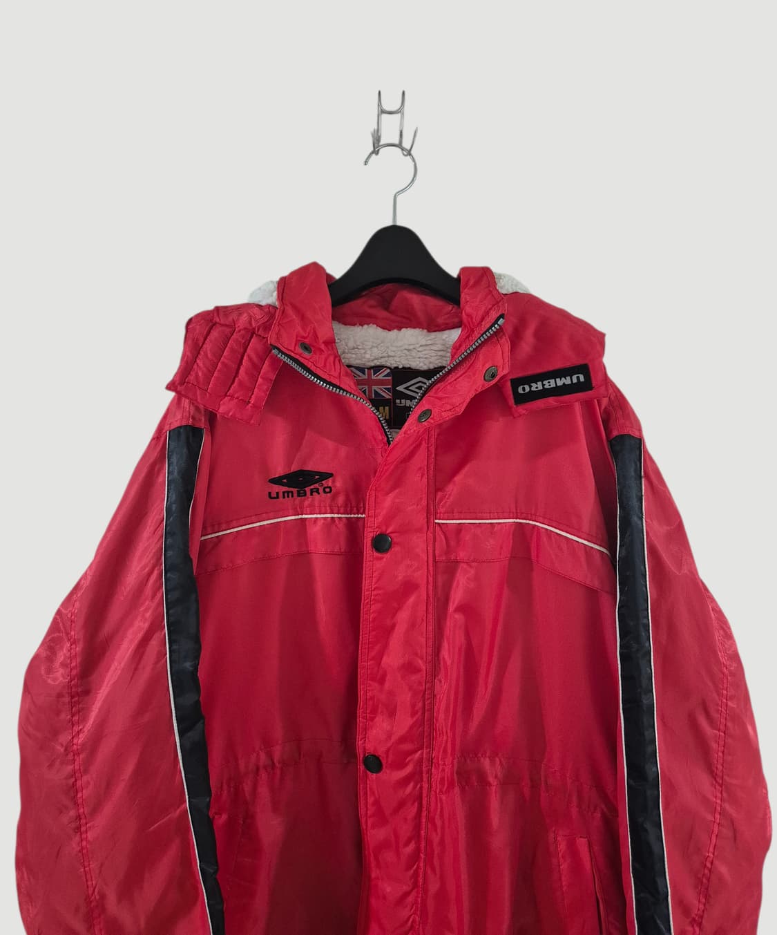 [105~110]엄브로 빅로고 롱돕바 오버핏 상품이미지2