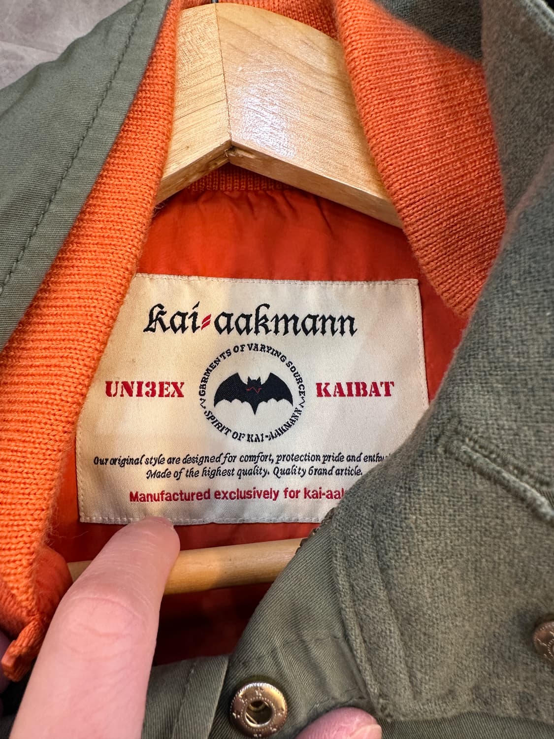 S) 카이아크만 m65 스타일 오리털 야상 점퍼 내피 탈부착 상품이미지3