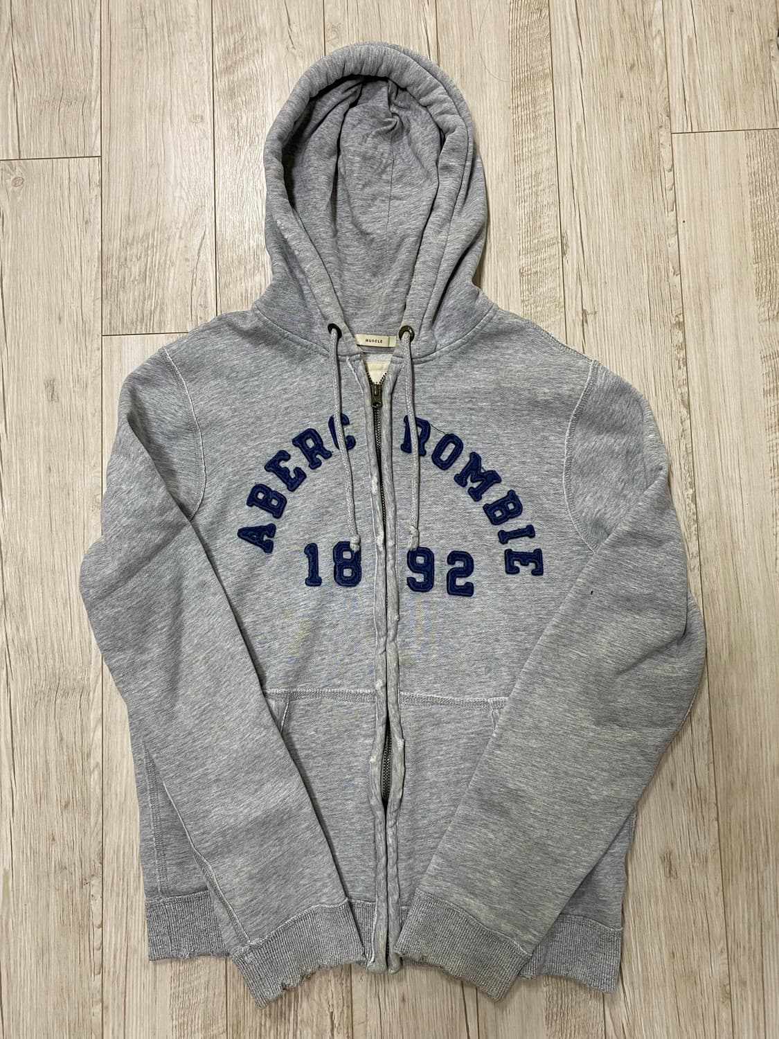아베크롬비 후드집업 그레이 L 상품이미지1