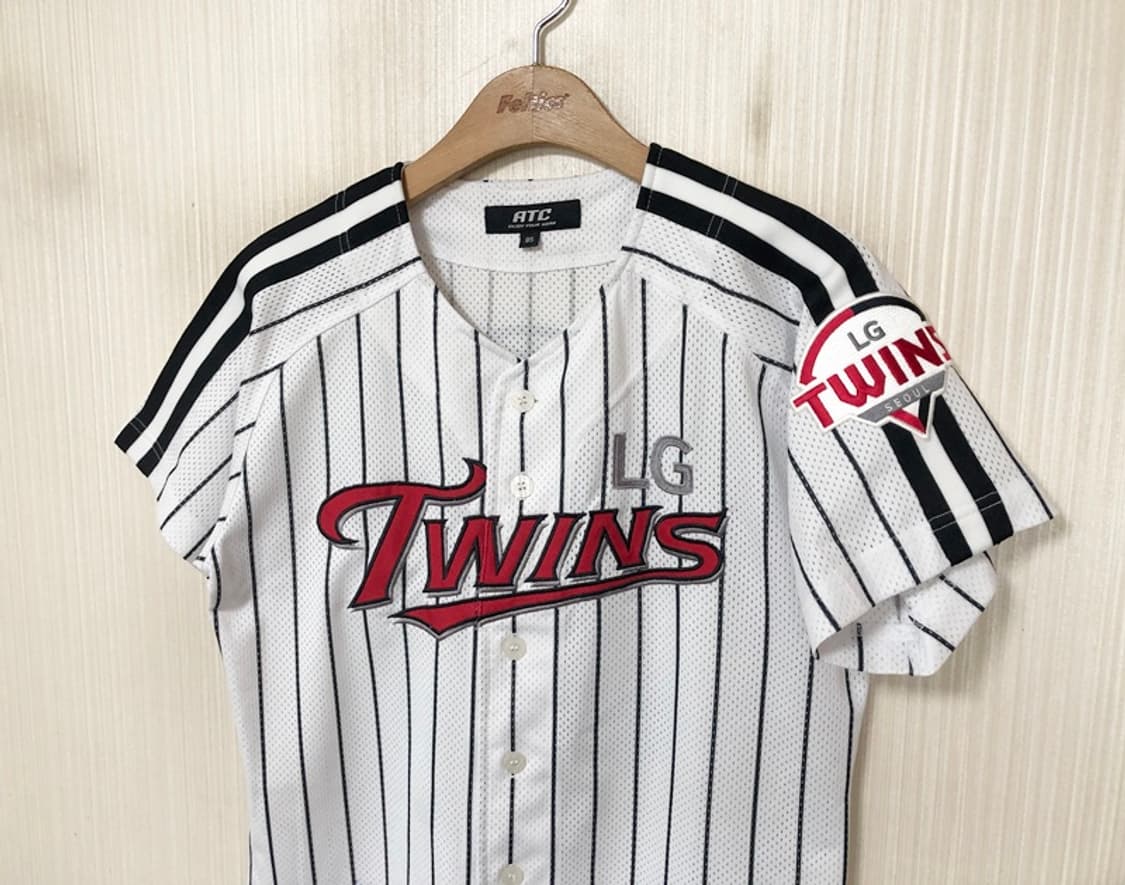 KBO ATC LG트윈스 홈유니폼/져지 85 #33 박용택 상품이미지6