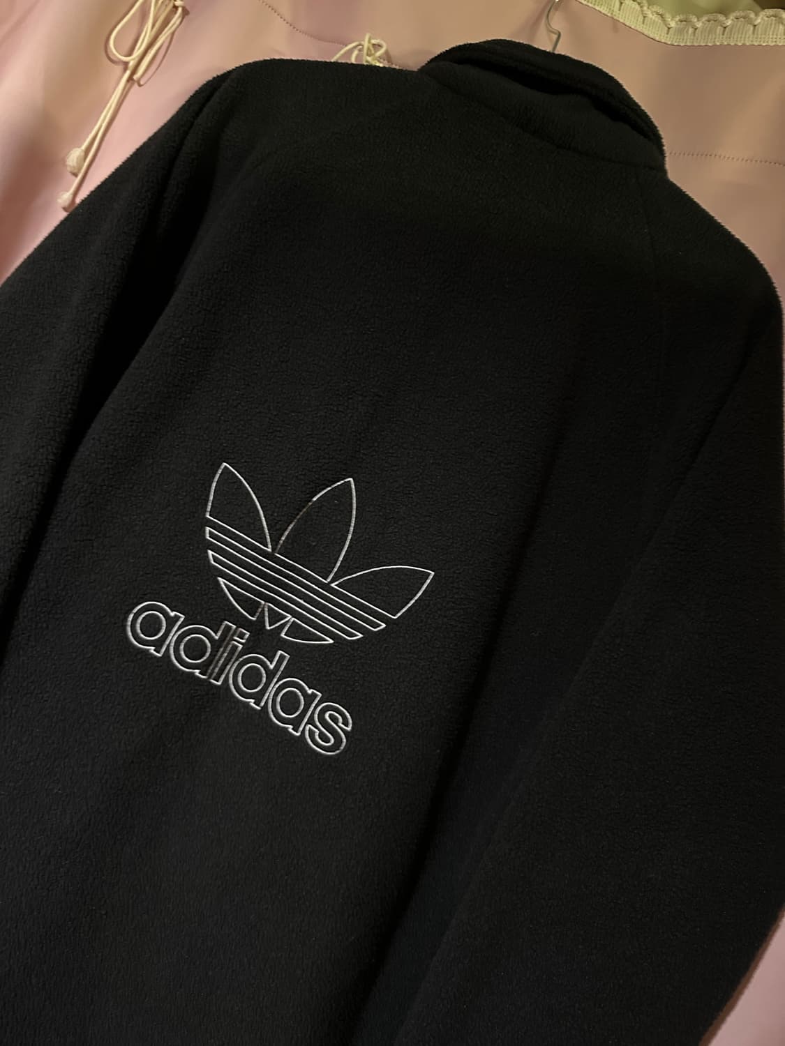 아디다스 반집업 아디다스 아노락 플리스 아디다스 불꽃 후리스 반집업 상품이미지4