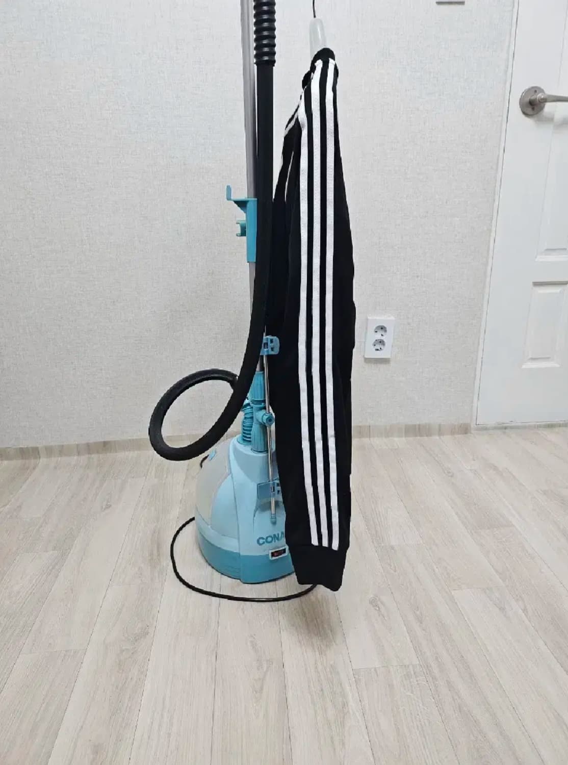 (115~120)4XL☆초대장급☆아디다스 슈퍼스타2중지퍼[검흰]트랙탑져지 상품이미지6