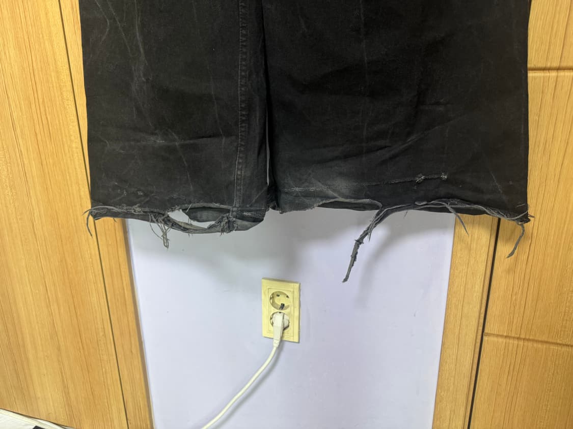 PARADOXE BIG BAGGY BLACK DENIM 상품이미지8