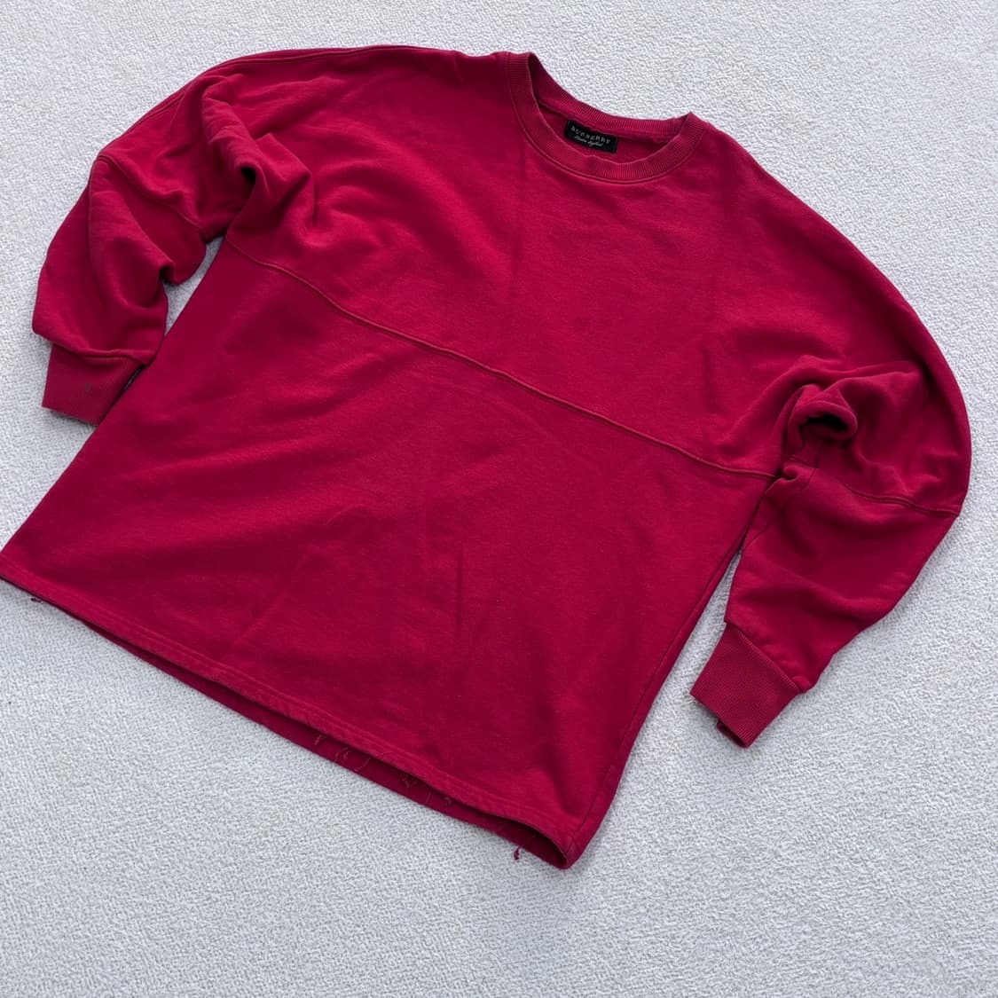 실측확인 빈티지 맨투맨 티셔츠 0323E 상품이미지1