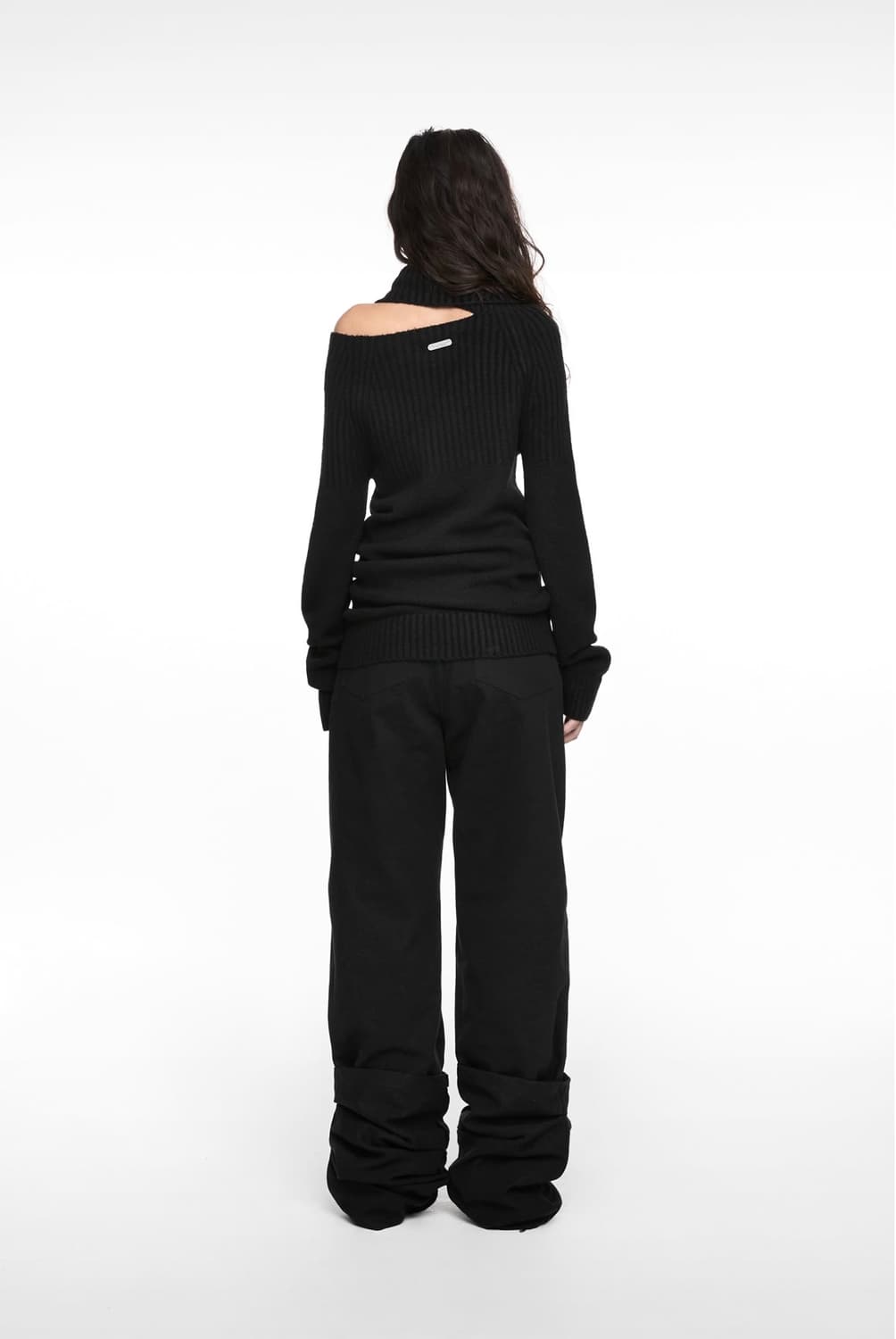 나체 REVERSE COTTON PANTS BLACK 상품이미지3