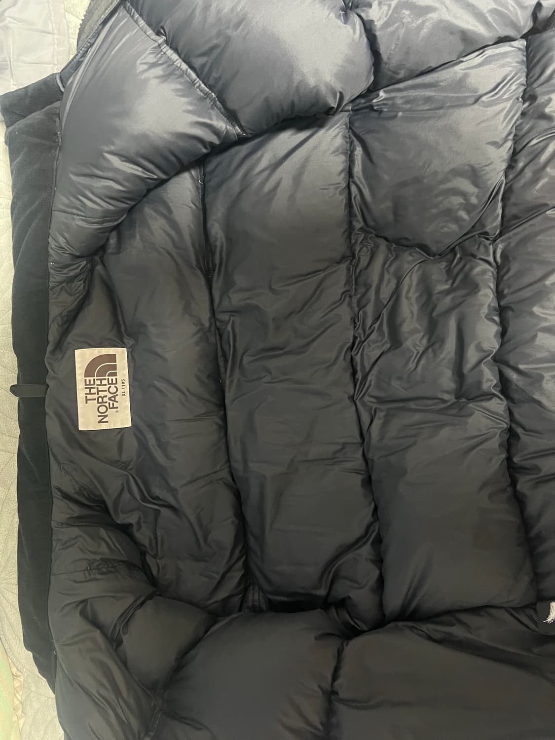 노스페이스 눕시 패딩 유광 화이트라벨 노밸티 패딩 상품이미지3