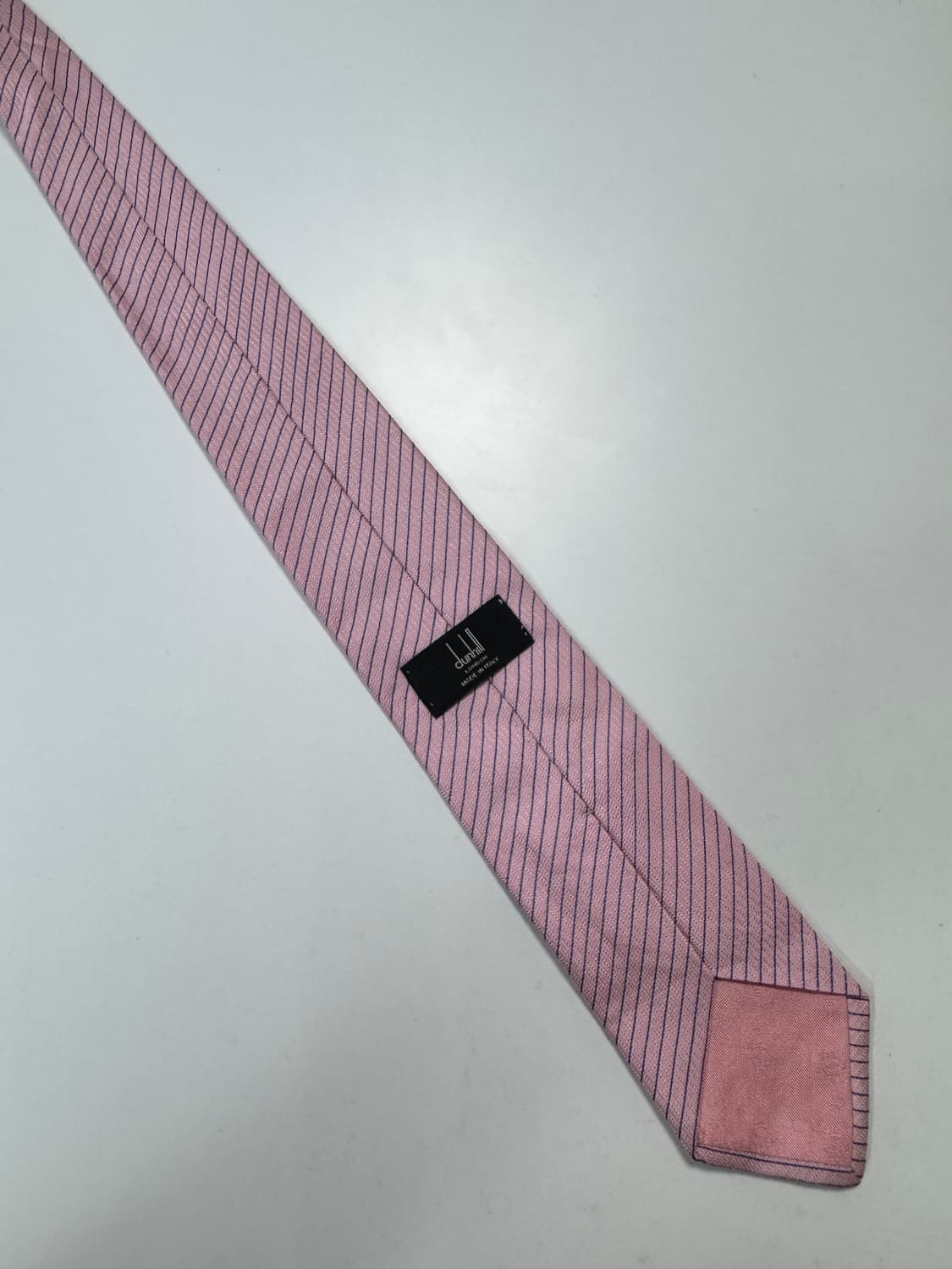 던힐(Dunhill) 핑크 실크 넥타이 8.2cm 상품이미지3