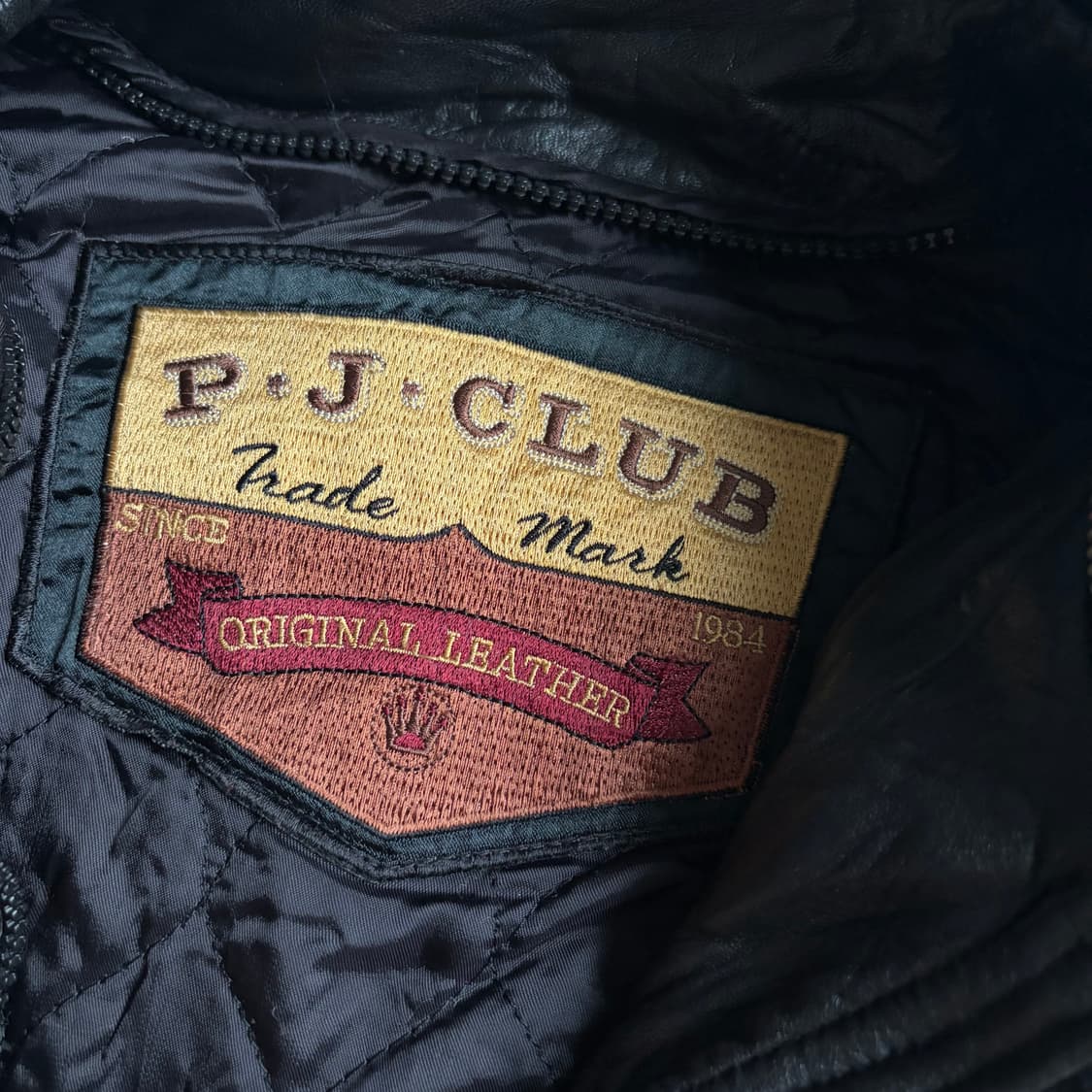 90s PJ CLUB 빈티지 A2 양가죽 자켓 XL 상품이미지5