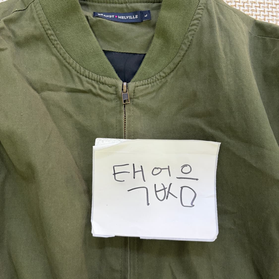 L 새상품 브랜디멜빌 여성 봄버자켓 0521D 상품이미지4