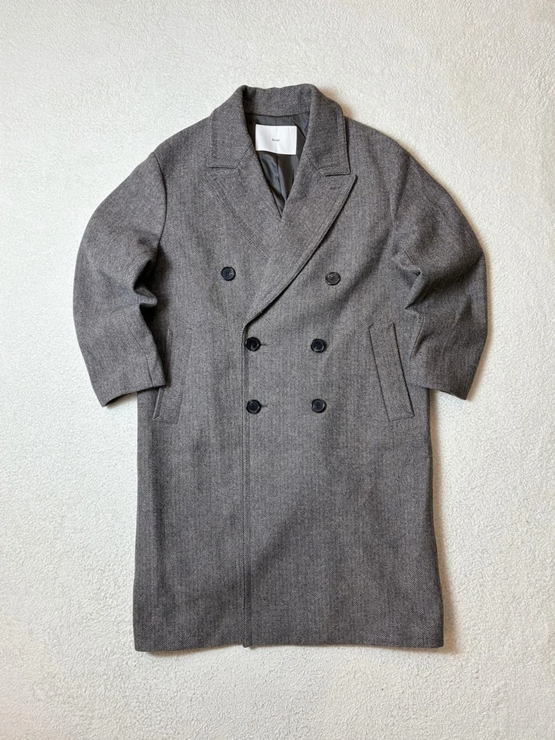 던스트 DUNST 테일러드 헤링본 더블 브레스트 코트 PN6671 상품이미지1