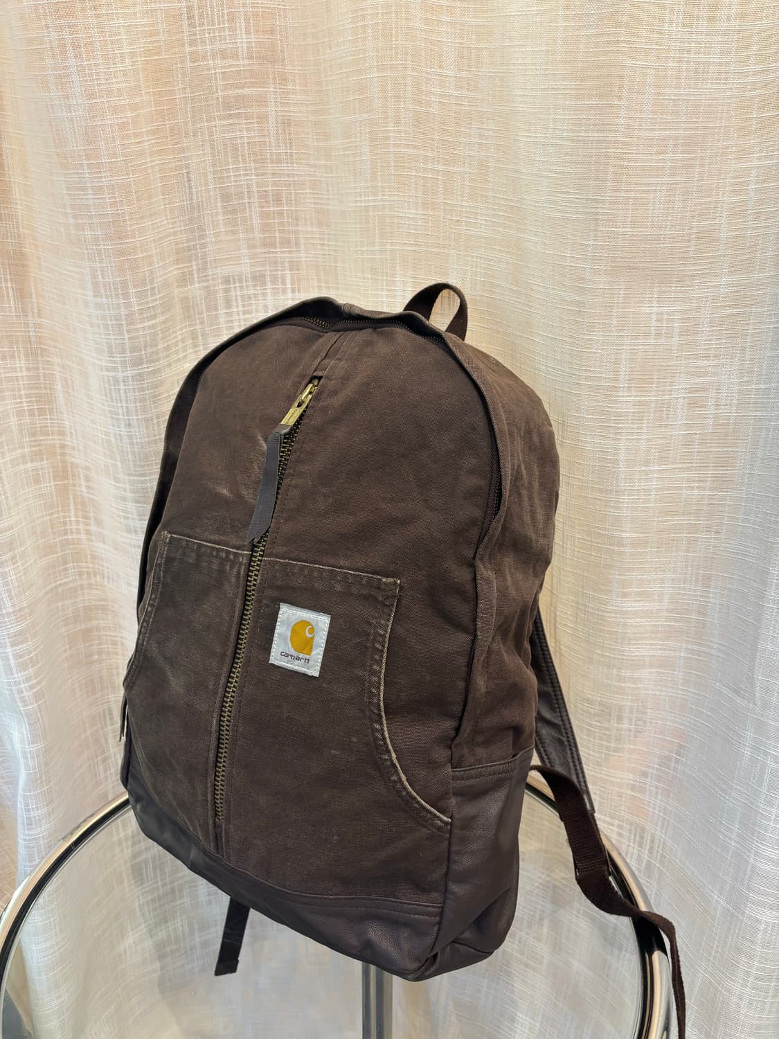 정품 칼하트 og 워싱 가죽 백팩     상품이미지3