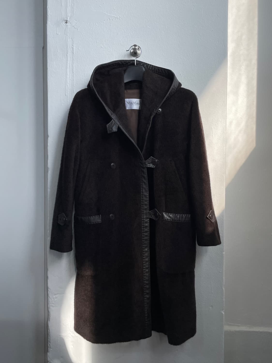 막스마라 알파카 후드 코트  상품이미지2