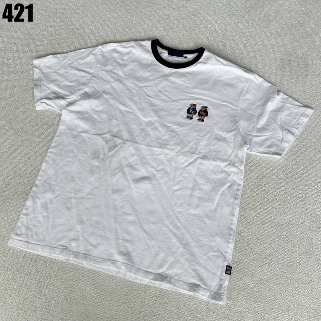 예일 흰색 반팔티  상품이미지1