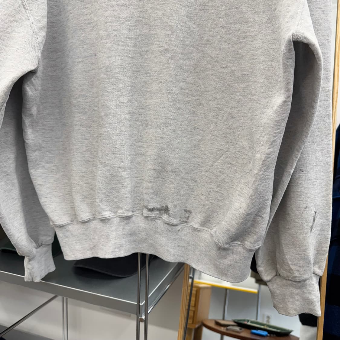 90s 러셀 빈티지 레드윙스 누더기 스웻셔츠 맨투맨 made in USA 상품이미지7