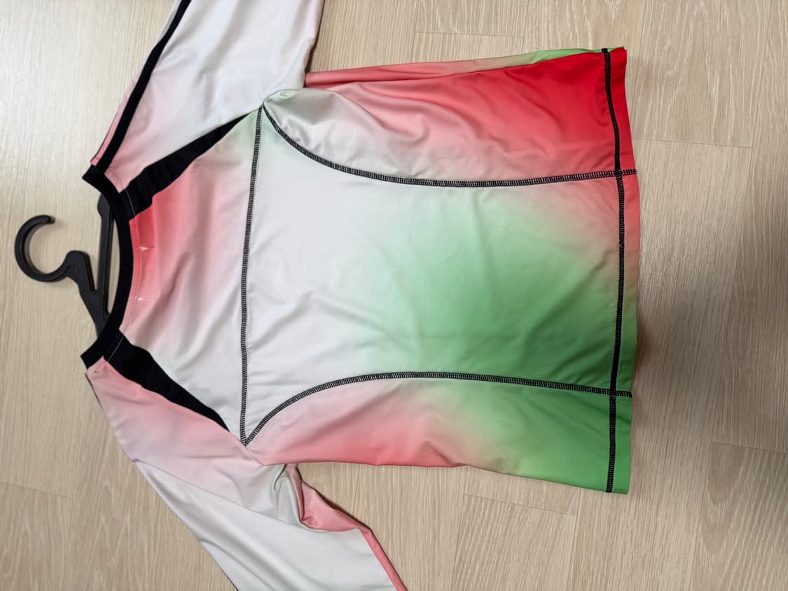 2000아카이브 풋볼 티셔츠 AMOROSA 긴팔 티셔츠 그라데이션 상품이미지6