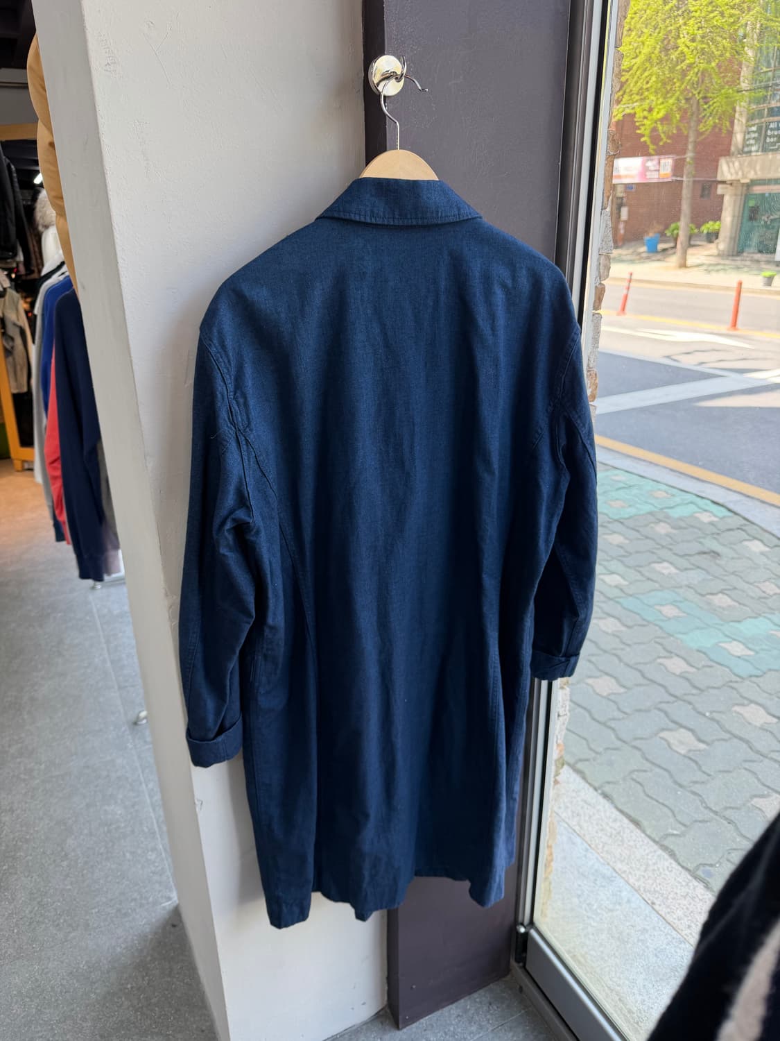 L/ 도큐먼트 데님코튼 인디고 코트 자켓 상품이미지6