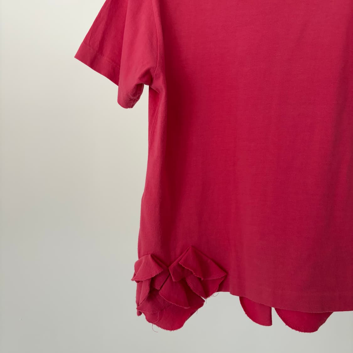 Pink Ruffle Half T 상품이미지6