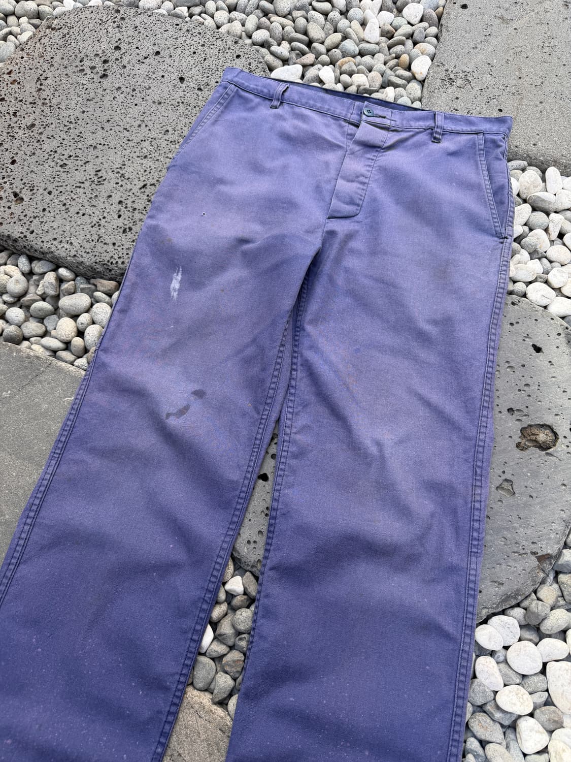 1990s DISTRESSED FADED PURPLE 프렌치워크팬츠 상품이미지6