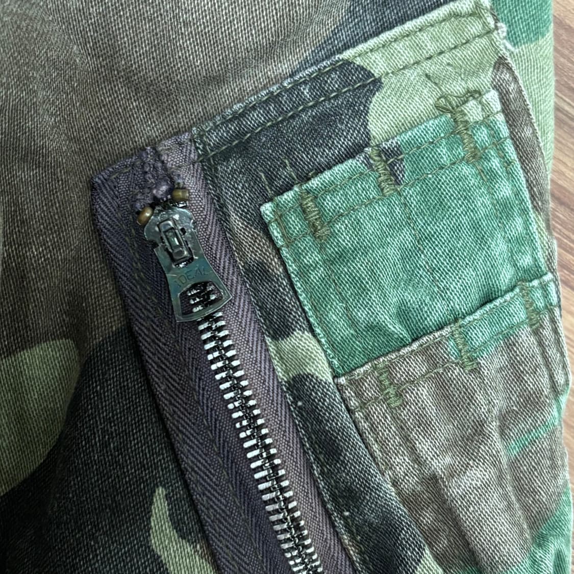 70s 알파 인더스트리 e타입 라프 우드랜드 카모 ma-1 마원 봄버 상품이미지9