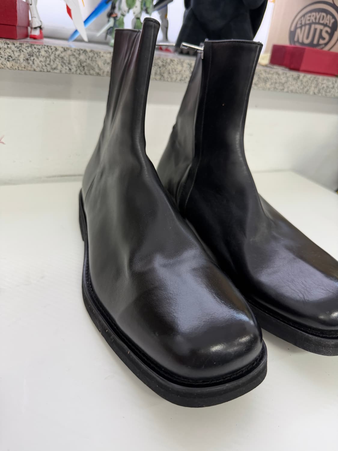 새제품) 조셉트 블랙 가죽 첼시 부츠 280 상품이미지3