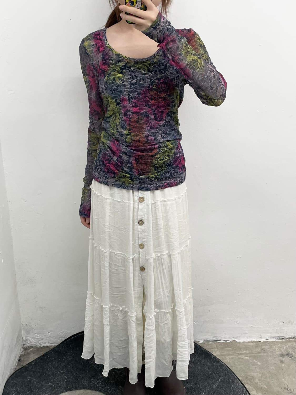 오리엔탈 페어리 컬러 레이스 탑 상품이미지4