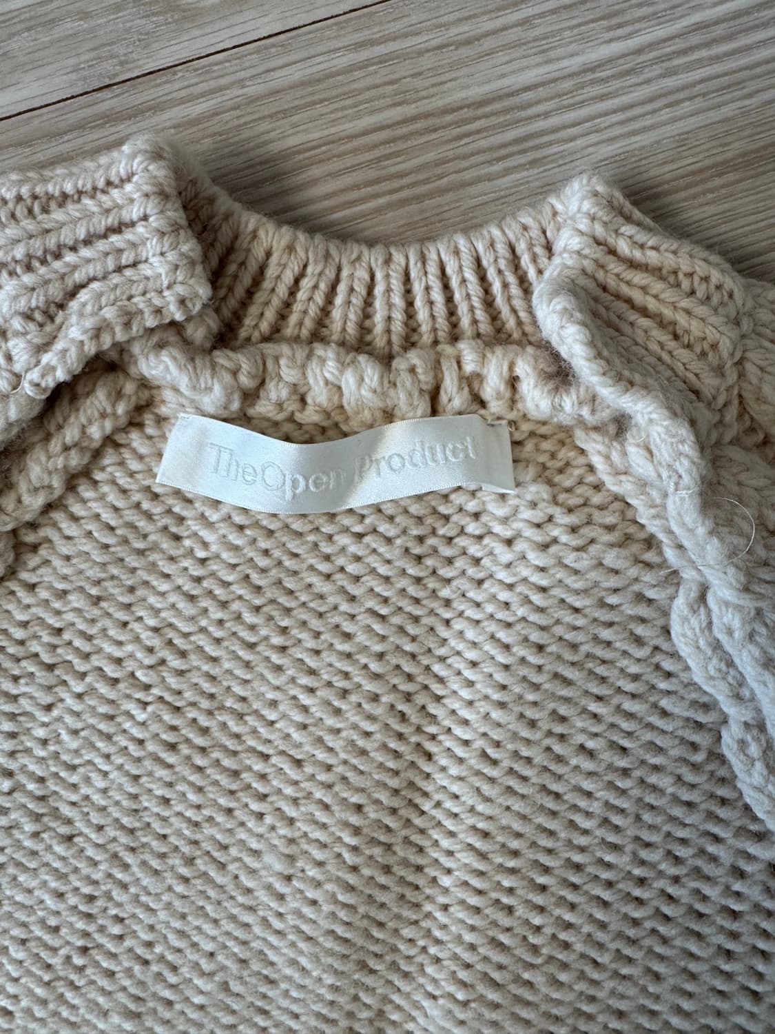 더오픈프로덕트 레이어드 니트 볼레로 상품이미지6