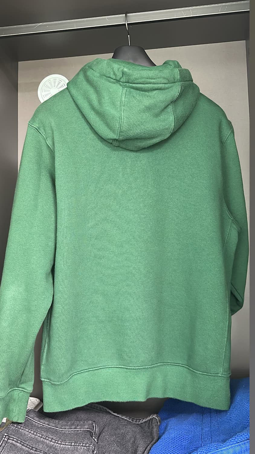 나이키 NSW 클럽 플리스 풀오버 후드 골지 그린  상품이미지3