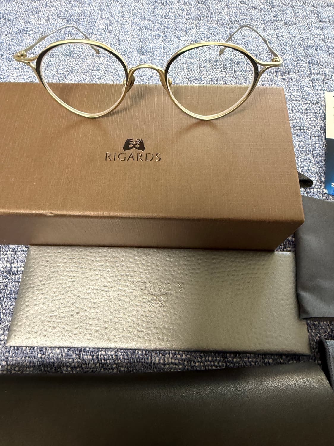 RIGARDS RG1093TI GOLD BLACK 리가즈 안경 46사이즈 상품이미지2