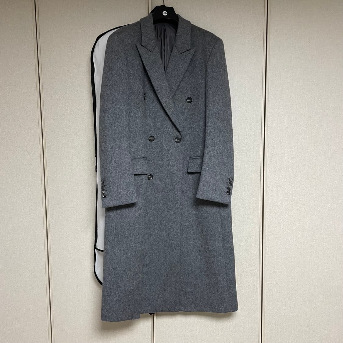 (50) 마마가리 컬렉션무드 더블코트 그레이 상품이미지1