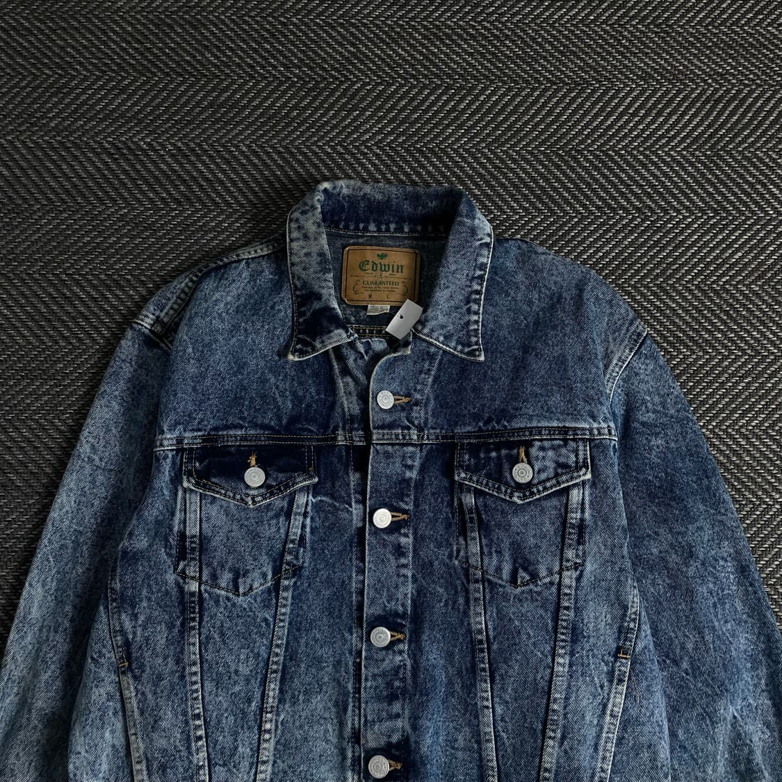 00s 에드윈 오리지날 워싱 데님 트러커 자켓o 3221 상품이미지4