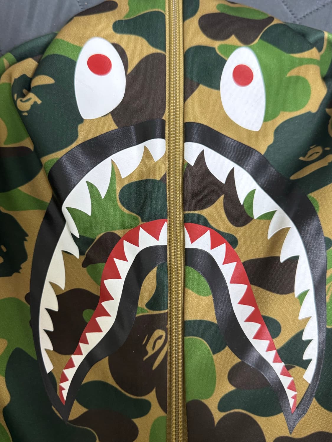아디다스  베이프 BAPE 샤크 카모 후드집업 슈퍼볼 상품이미지4