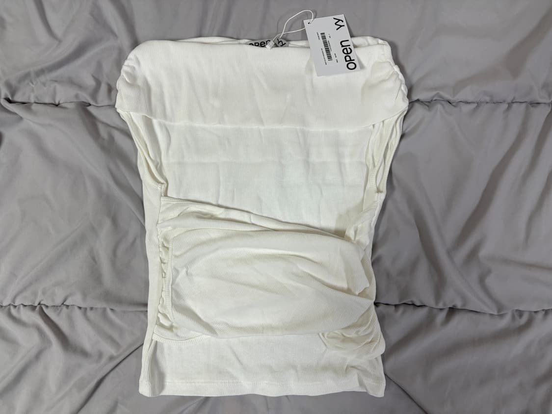 오픈와이와이 노티드 오프숄더탑 상품이미지2