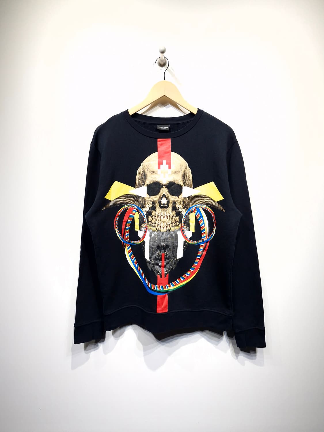 마르셀로 불론 MARCELO BURLON 스컬 프린팅 맨투맨_M 상품이미지1