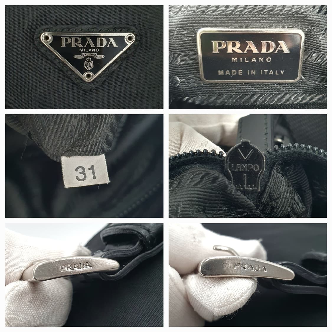 프라다 리나일론 투버클 메신저백 크로스백 숄더백 B6671 상품이미지5