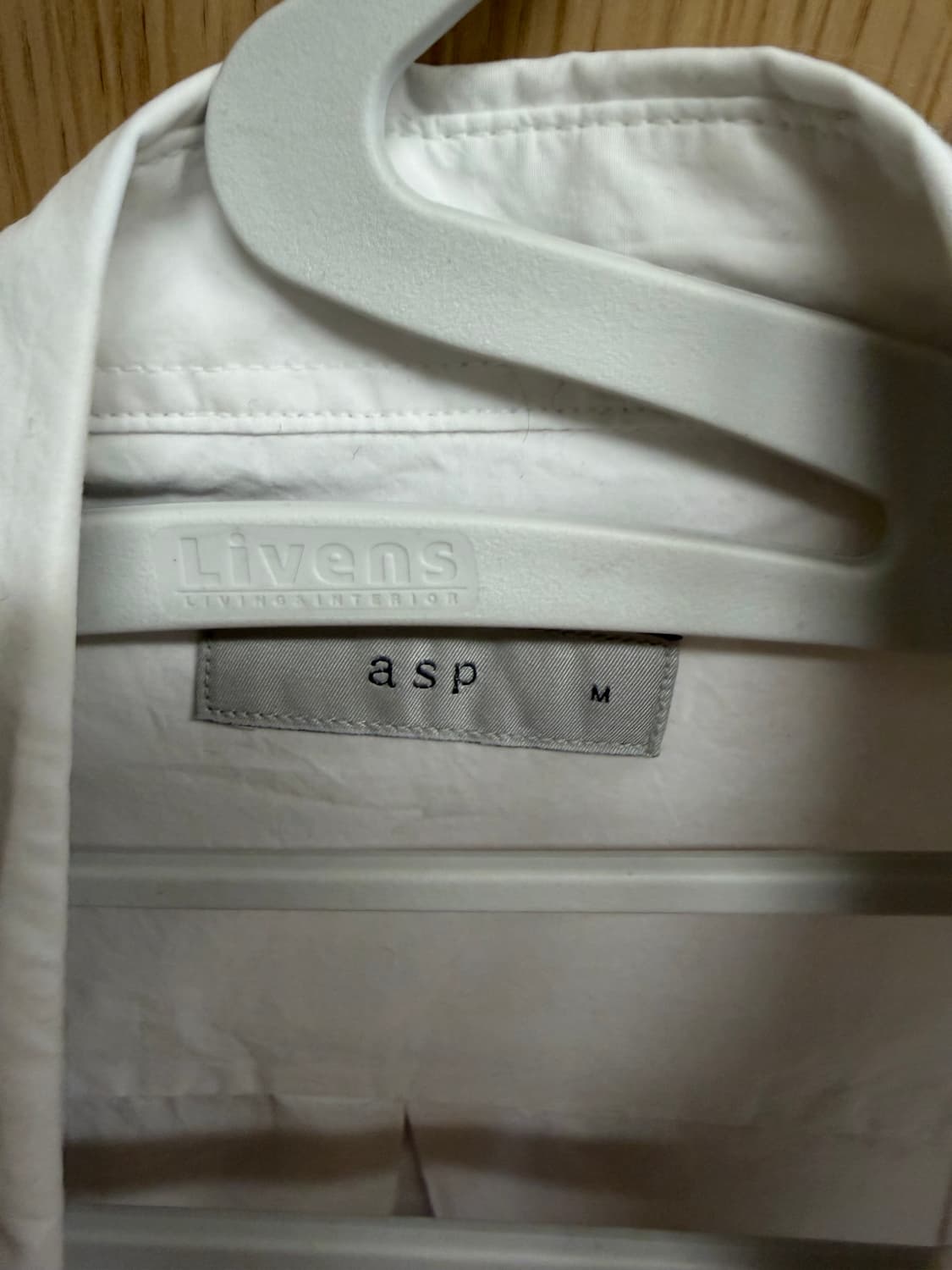 애습 스테디셔츠 퓨어화이트 M 상품이미지2