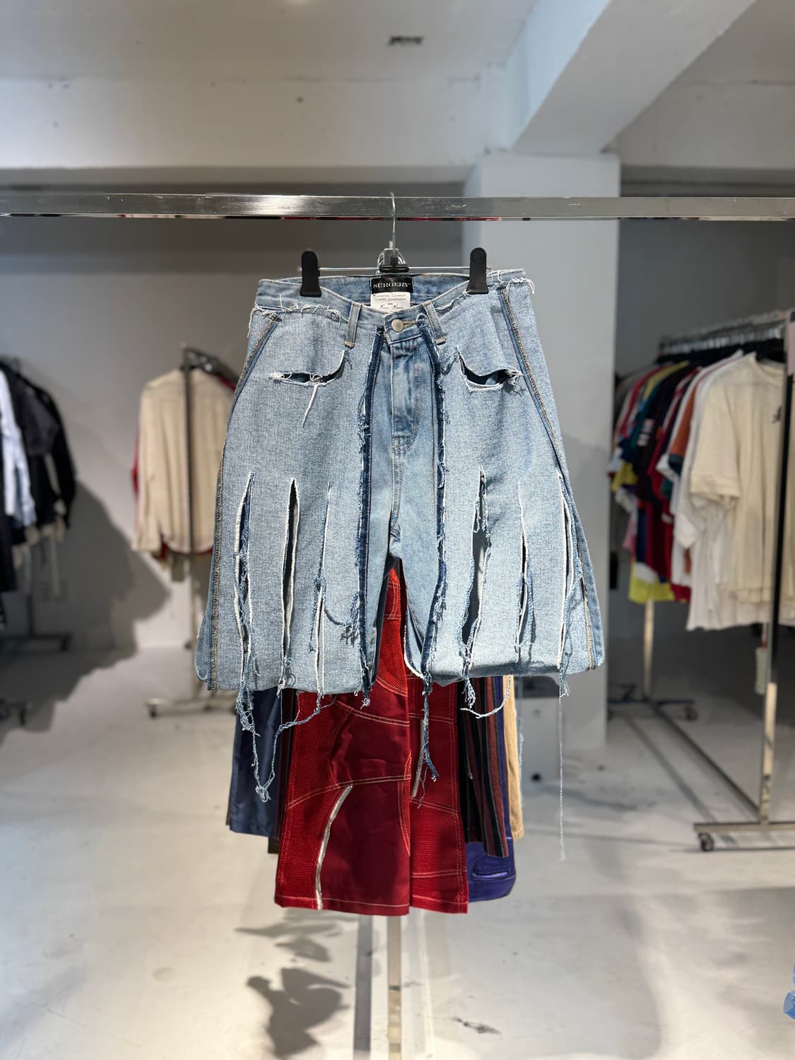 Surgery 써저리 데님 반바지 상품이미지1