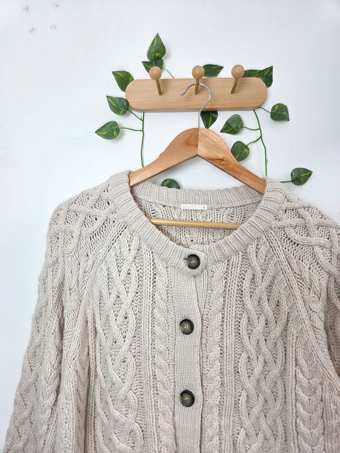 퓨어 동글 가디건 상품이미지2