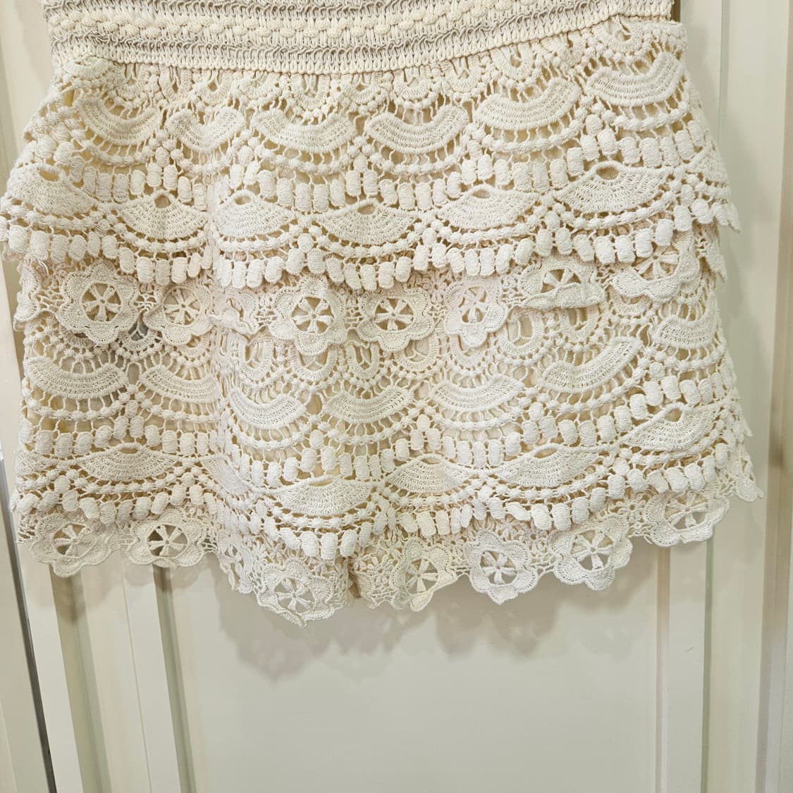 크로쉐 레이스 큐롯 팬츠 상품이미지3