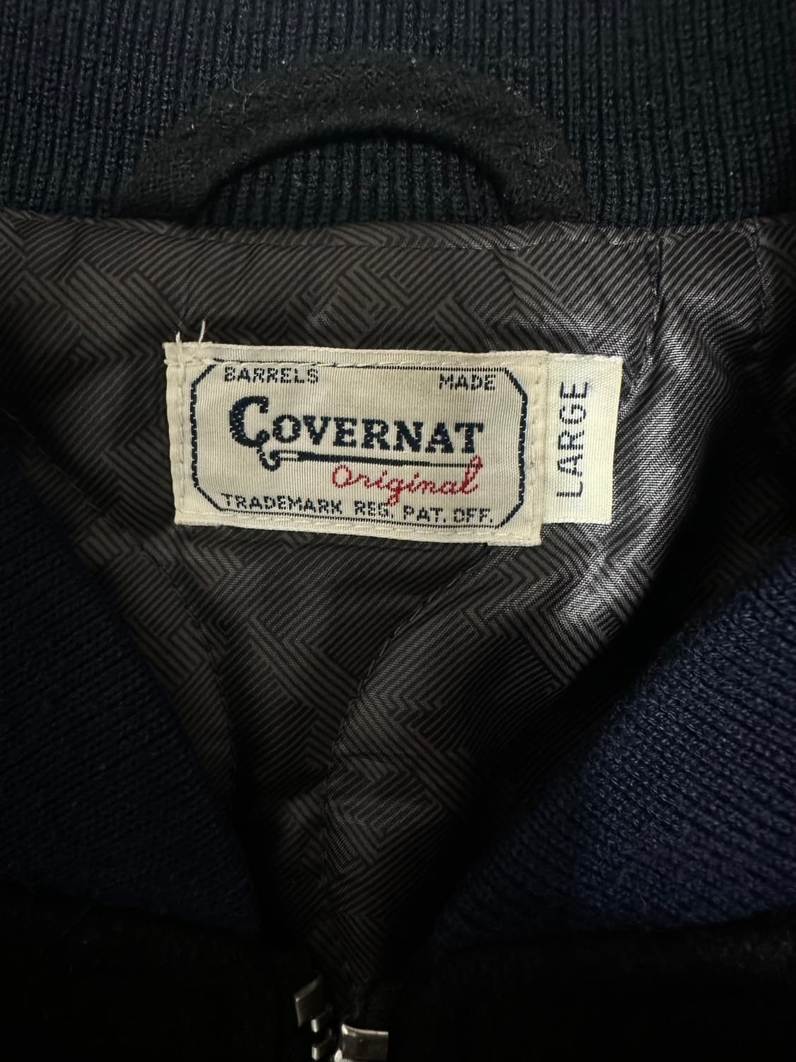 커버낫 패디드 누빔 울 블루종 자켓 상품이미지7