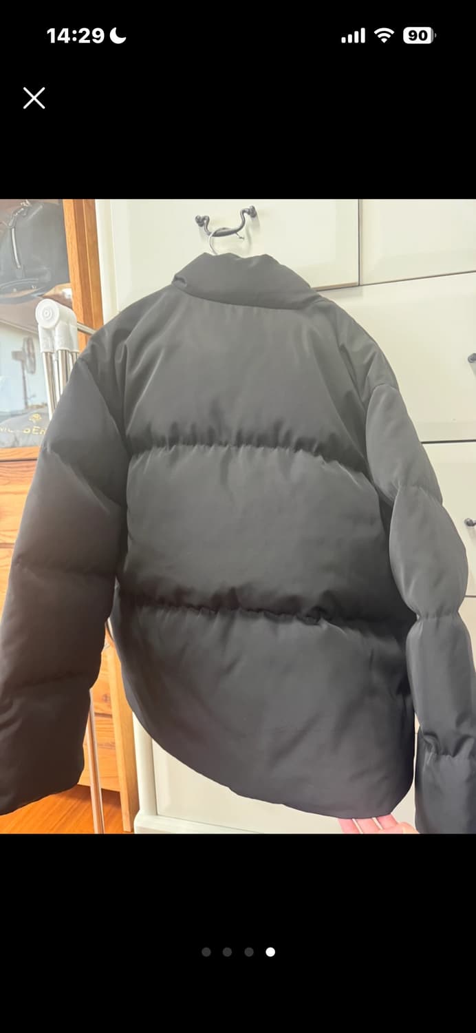 [Goose Down] TNGT 블랙 세미오버핏 엑셀라 구스다운 점퍼 상품이미지4