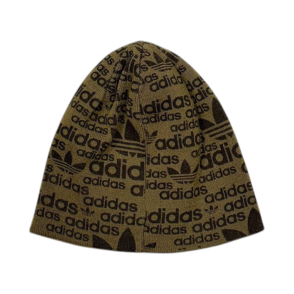 아디다스 빈티지 스펠로고 리버서블 양면 Y2K 비니 모자 브라운 상품이미지2