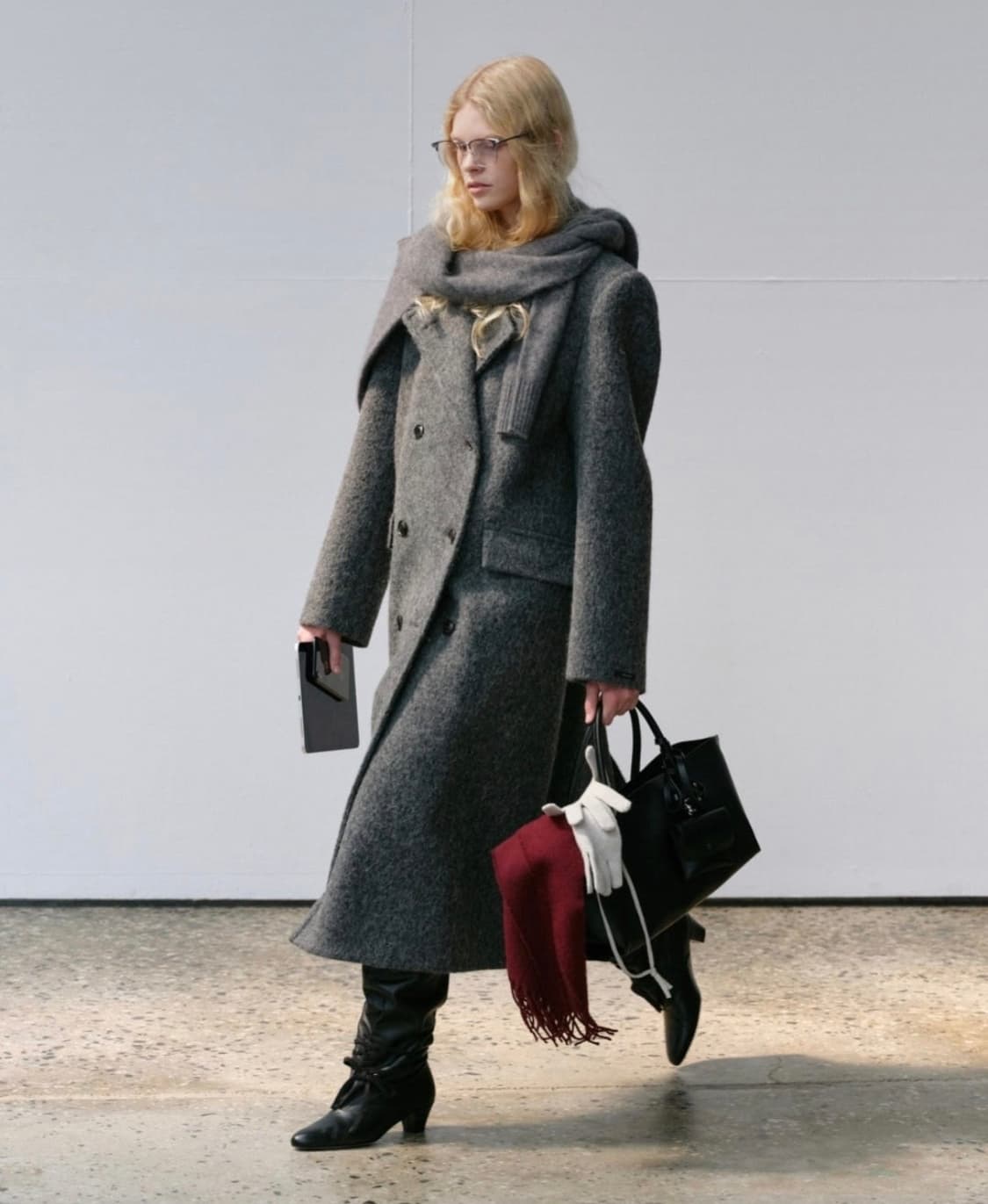 런던플랏 차콜색 코트 (새상품) 상품이미지1