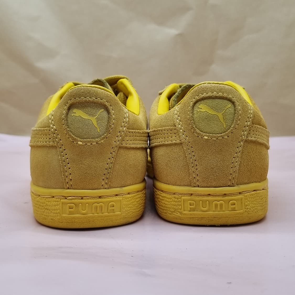 푸마 스웨이드 옐로우 스니커즈240 상품이미지4