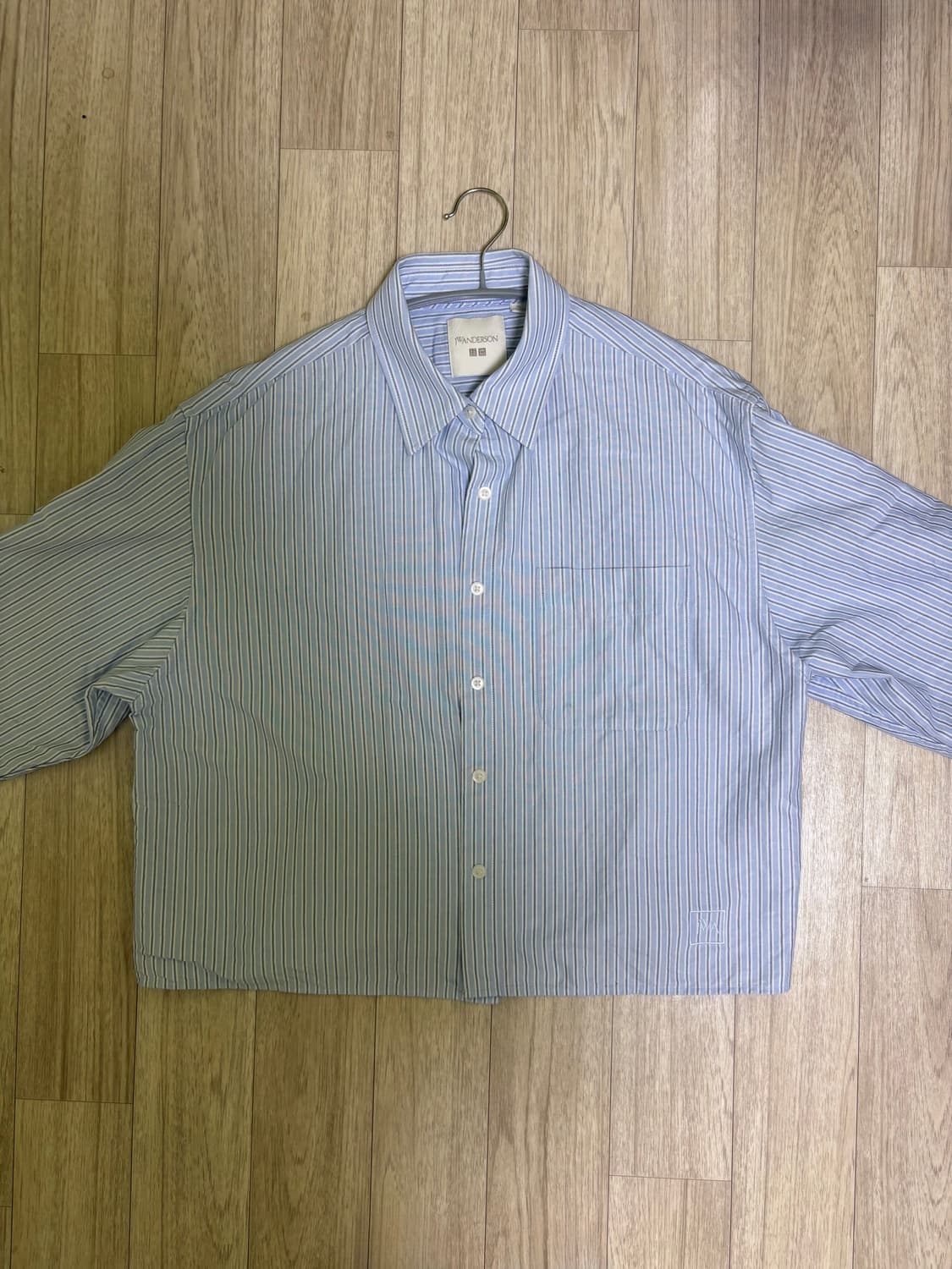 유니클로xJW앤더슨 옥스포드 박시 셔츠 스트라이프 XL 상품이미지1