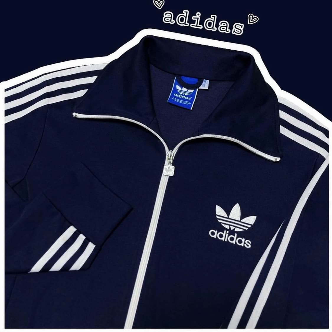 아디다스 진네이비 파이어버드 져지 집업 트랙탑 상품이미지1