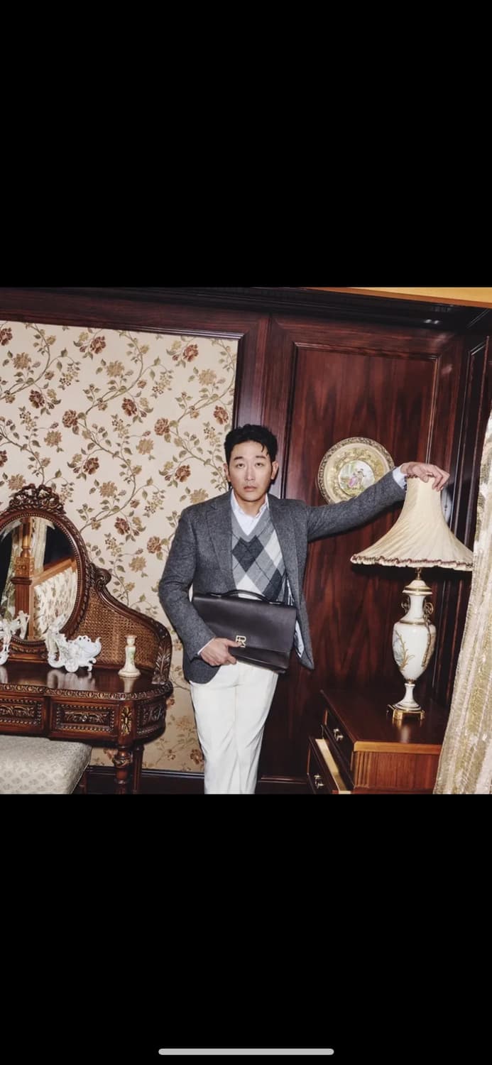 랄프로렌 퍼플라벨 캐시미어100% 베스트 라지 L 로로피아나 쿠치넬리 상품이미지1