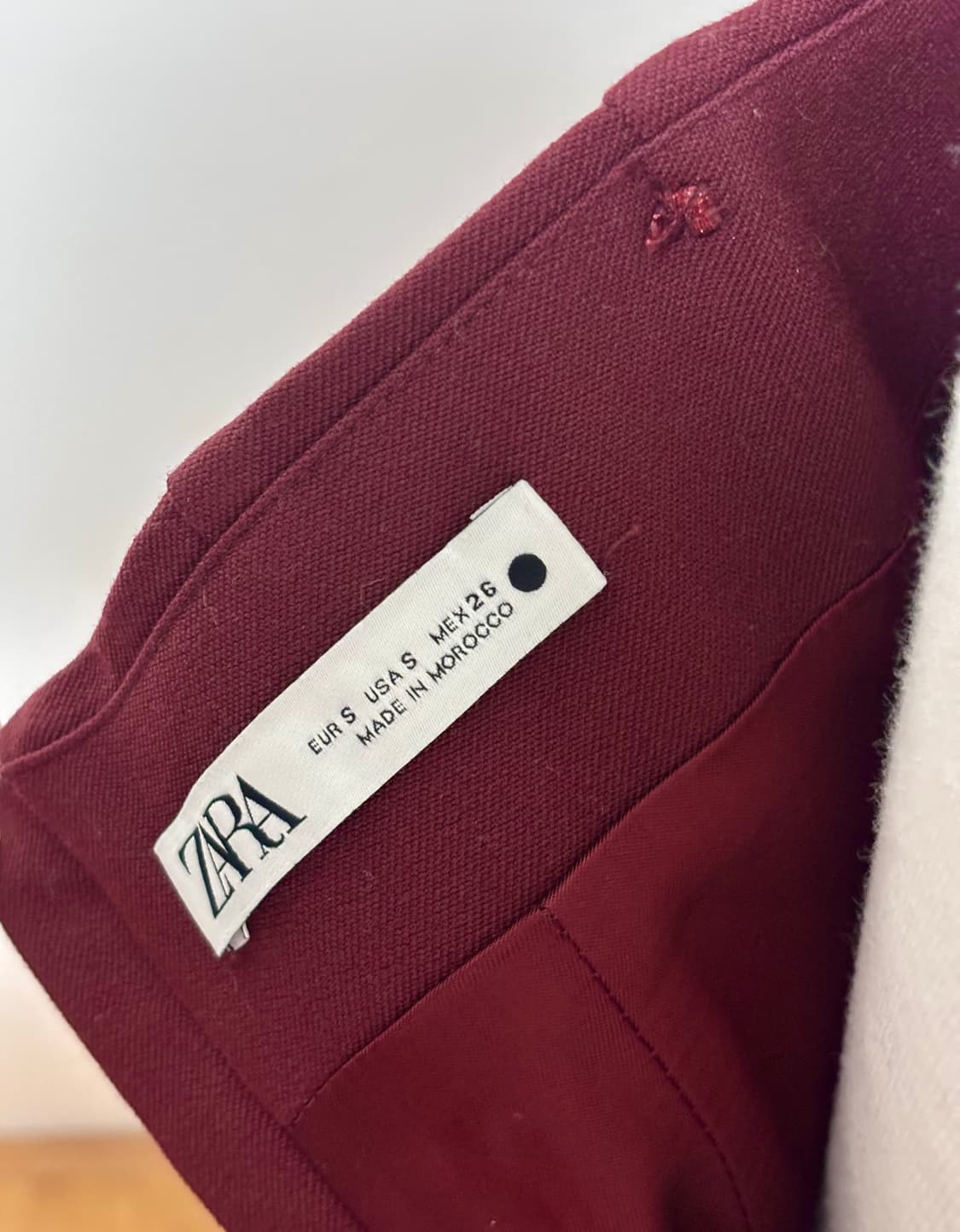 (단돈3500원) ZARA 버건디 코르셋 튜브탑 상품이미지2